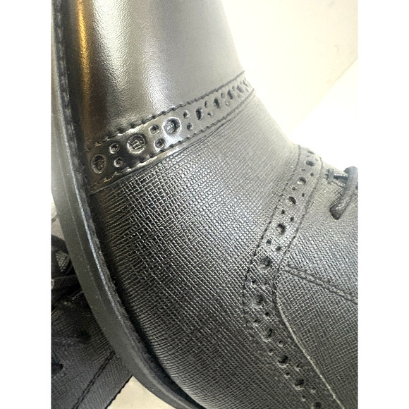 Express Oxford Black Men Dress Wedding Business Work Shoe Sz 12 RN55285 main image 7